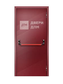 Однопольная глухая дверь с системой антипаника противопожарная EI-90 ДП-263